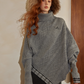 Cable Knit Poncho ASG0055
