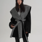 Drop Shoulder Mid Length Coat SRS0388