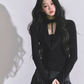 Choker Style Long Sleeve Top LAS0043