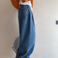 Retro Washed Blue Wide Jeans DAZ0001