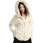 Fur Hood Cable Knit Top BGS0034