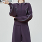 Half-Zip Sailor Collar Tops / Wide Sweatpants FER0383