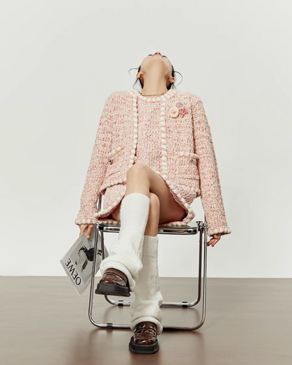 Pink Tweed Jacket / Tweed Dress LLA0002