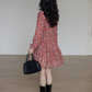 V-Neck Floral Dress VAS0193