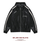 Sporty Hooded Leather Jacket BJH0008