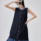 Gingham Check Sleeveless Mini Dress FER0280