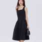 Square-Neck Wide Strap Dress SHN0009