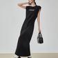 One-Point Logo Long Dress FER0307
