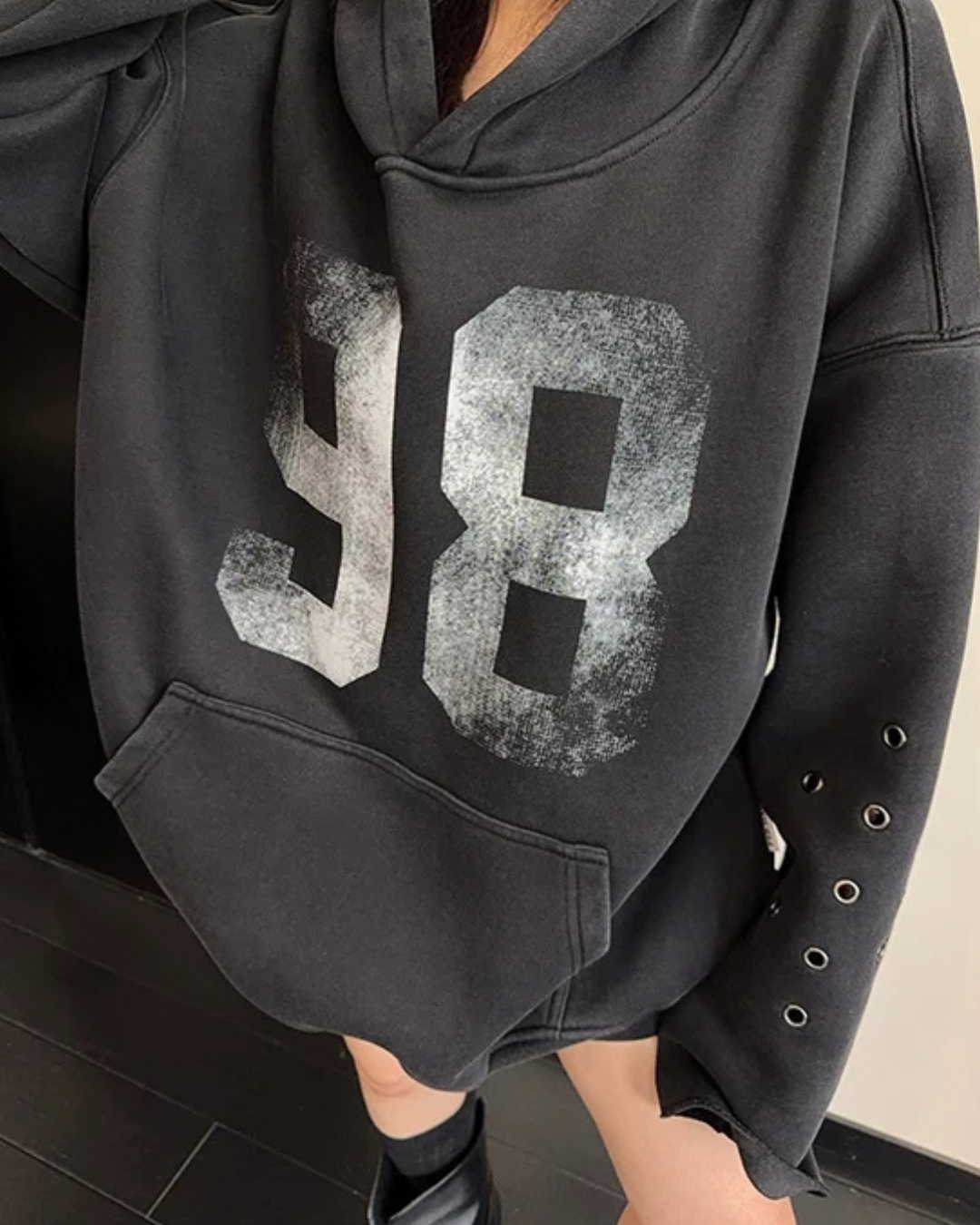 Number Logo Fleece Hoodie YLS1043