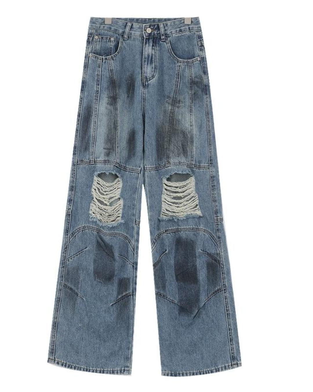 American Vintage Dirty Drape Denim Pants KNH0001