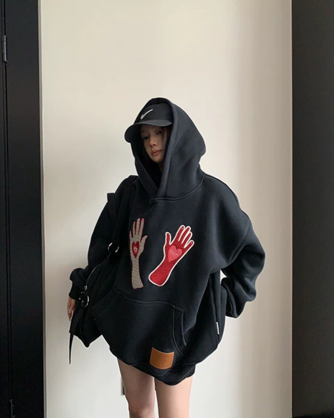 Graphic Oversized Sweatshirt Hoodie YLS1065