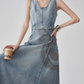 Washed Vest Strap Dress FER0106