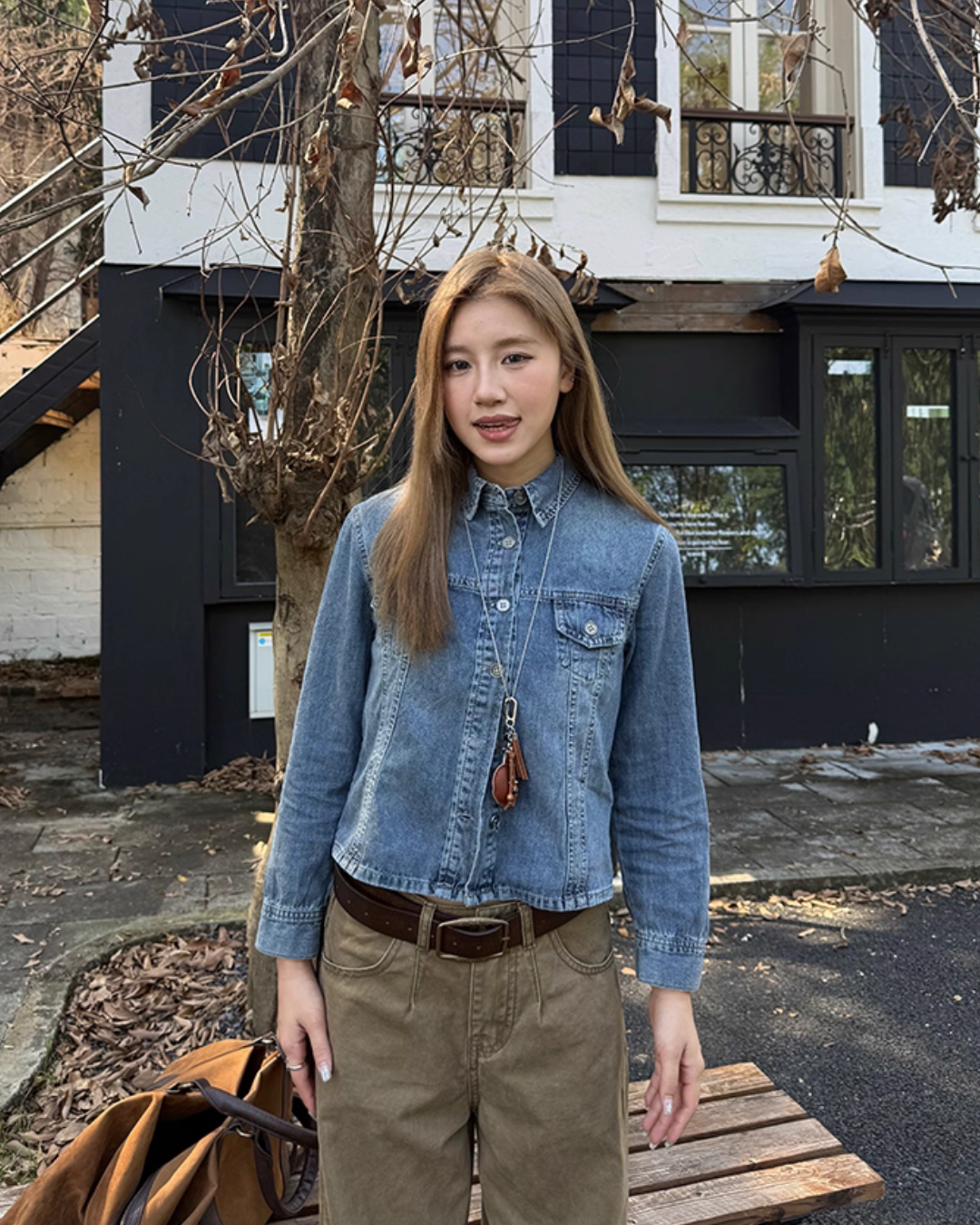 Cropped Denim Jacket CYE0047