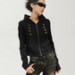 Napoleon Double-Breasted Hoodie Jacket ACS0370