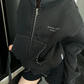 Studded Design Hooded Zip Jacket YLS1033