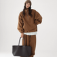 Half-Zip Stand Collar Fleece Top / Wide-Leg Sweatpants ACS0300