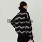 Half Zip Border Top LLA0524