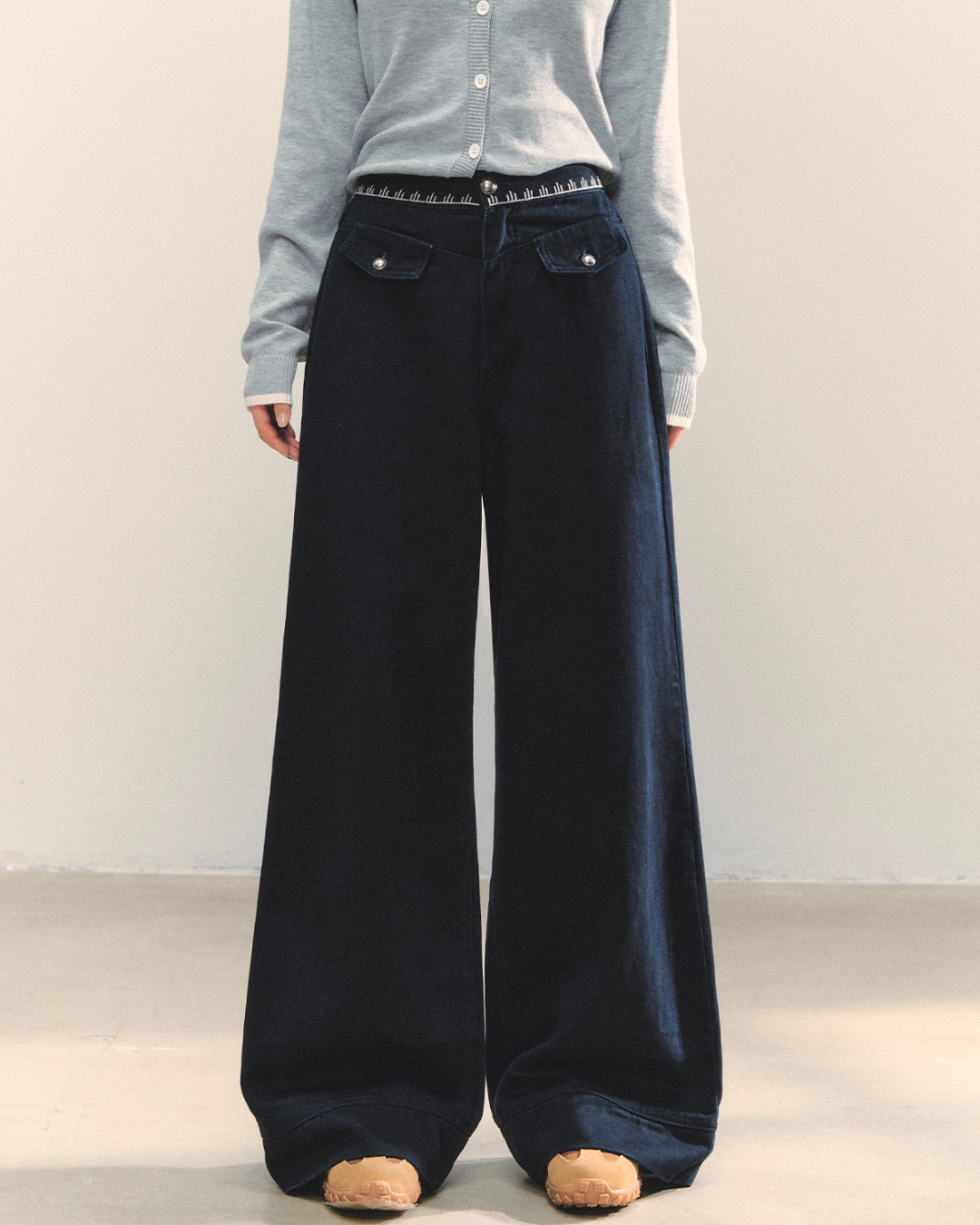 Fruit Print Long Sleeve Top / Wide Pants ASG0071