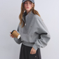 Striped Half-Zip Pullover Hoodie ASG0081