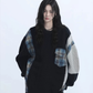 Docking Patchwork Knit Sweater WLS0013
