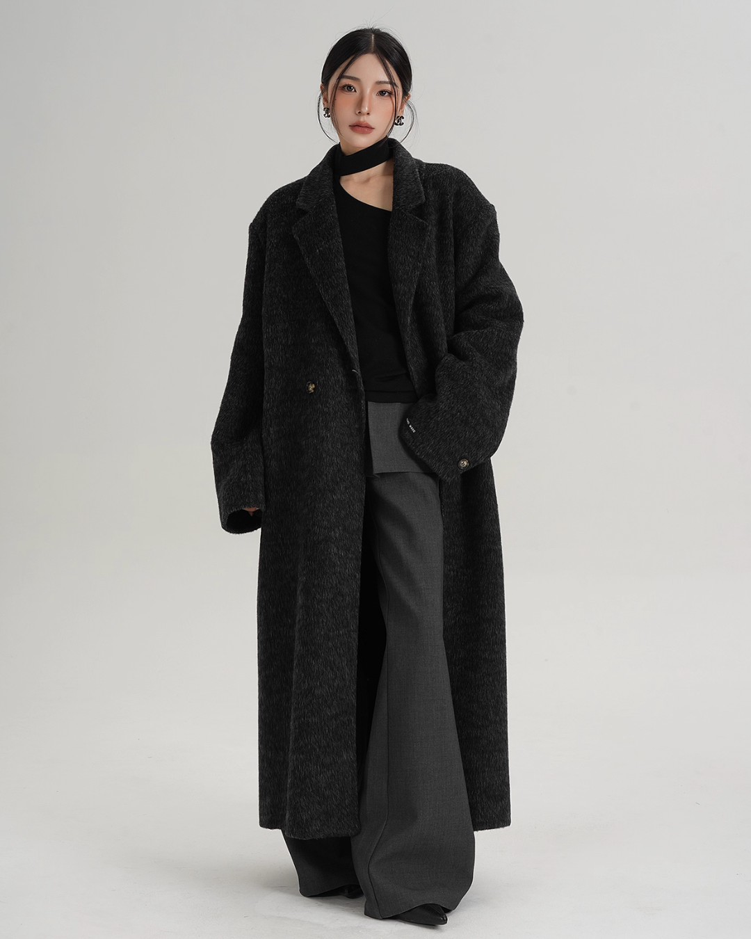 Loose Long Wool Coat SRS0392