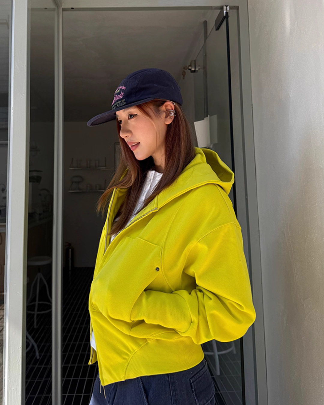 Big Pocket Double Zip Hoodie CYE0037