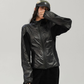 Mixed Material Zip-Up Tech Jacket ACS0386