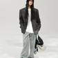 Oversized Fake Leather Blazer ACS0375