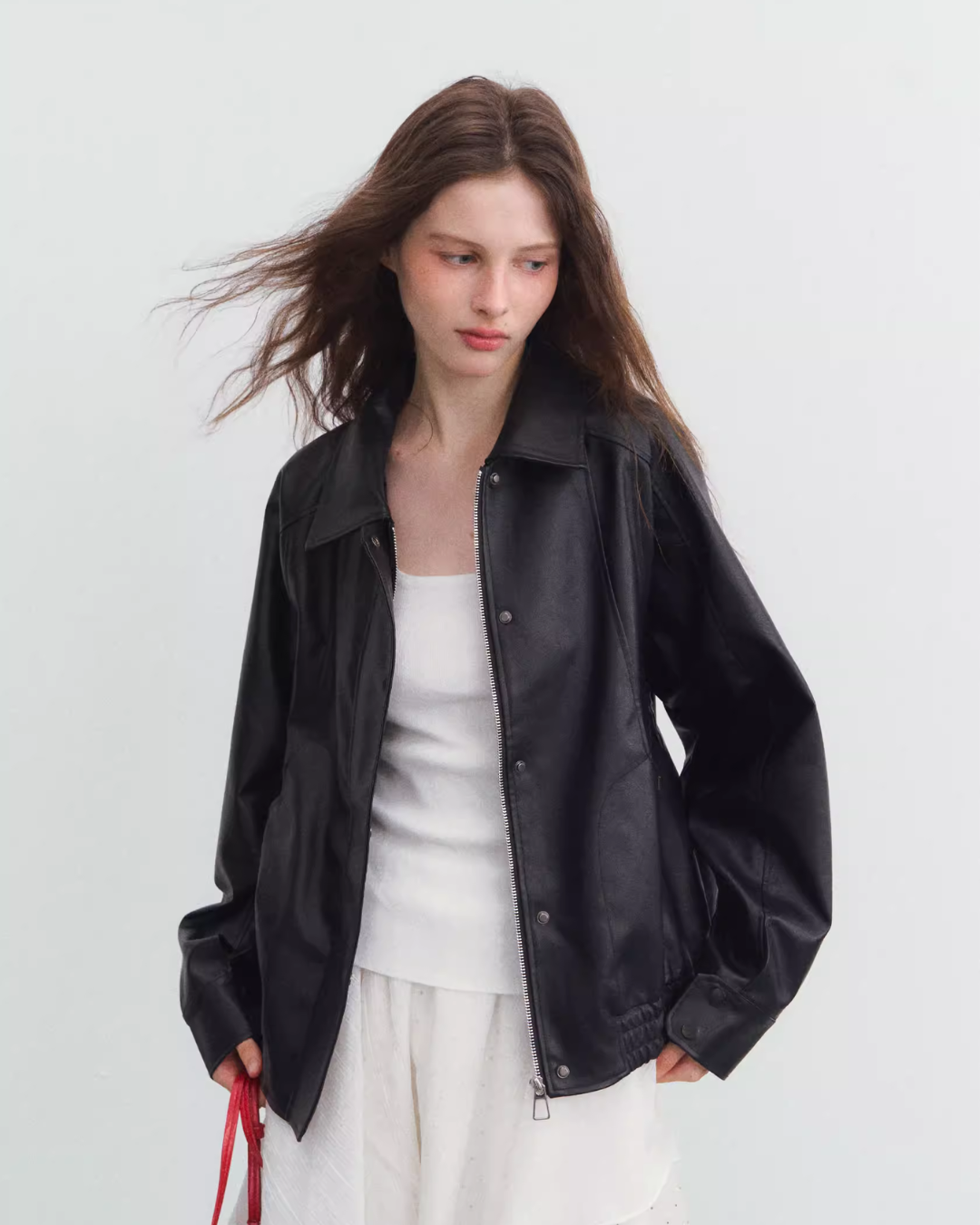 Moist Leather Jacket SPY0028