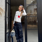 Wide Denim Cargo Pants CYE0078