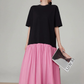 Mixed Material Docking Dress FER0313