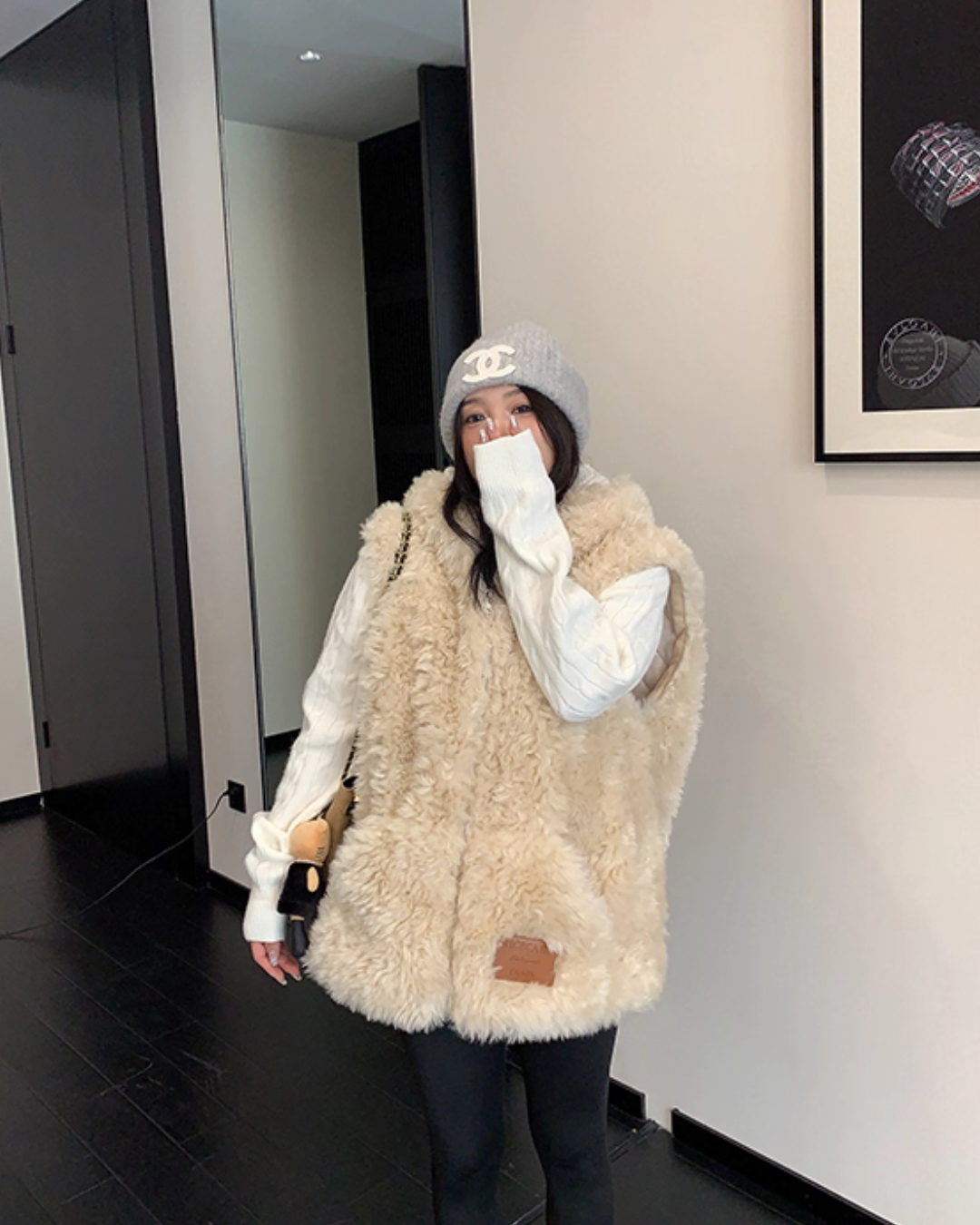 Fluffy Fur Vest YLS1008