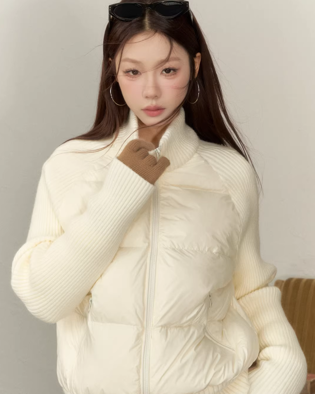 Down Knit Blouson WDB0006
