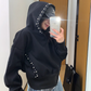 Pearl Cropped Hood Jacket YLS0832