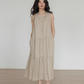 Tiered Gathered Long Dress VAS0119