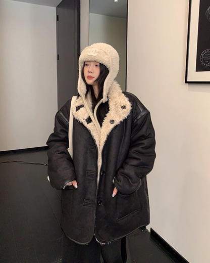 Boa Fleece Reversible Coat YLS1011