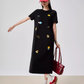 Embroidered T-Shirt Dress FER0104