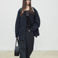 Patchwork Mid-Length Trench Coat TEO0008