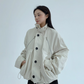 Stand Collar Balloon Sleeve Jacket YLS0921