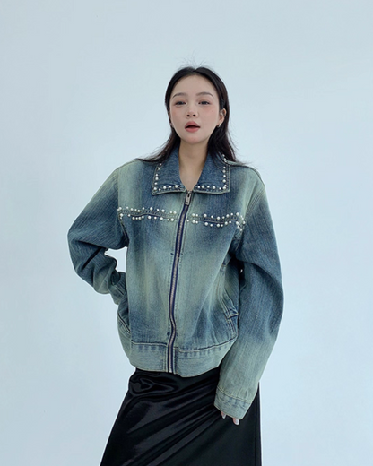 Vintage Short Denim Jacket YLS0898