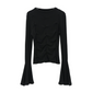 Pleated Bell Sleeve Knit SRS0115