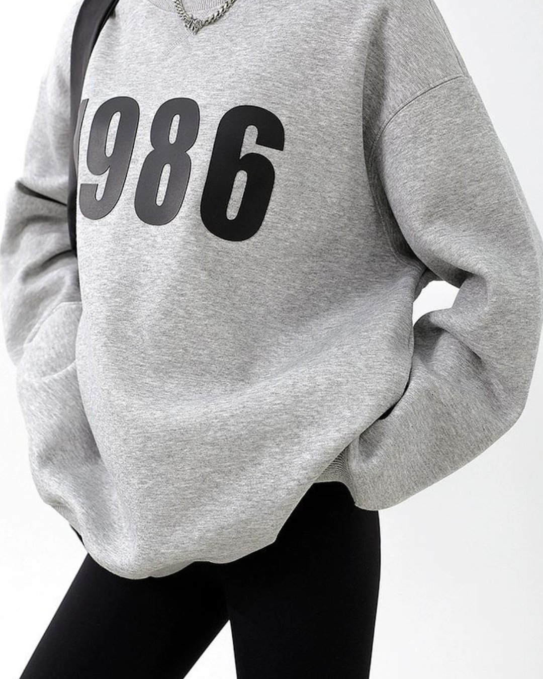 Number Logo Sweat Tops ICM0005