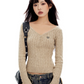 Open Neck Cable Knit APA0026