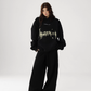 Blurry Figure Print Hoodie ACS0304
