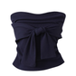 Polo Collar Base Tops / Bow Tube Top / Mini Skirt TRK0004