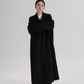 Tie Collar Long Coat SRS0384