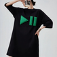 3D Motif T-Shirt Dress FER0214