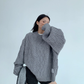 Cable Pullover Knit Top YLS0957