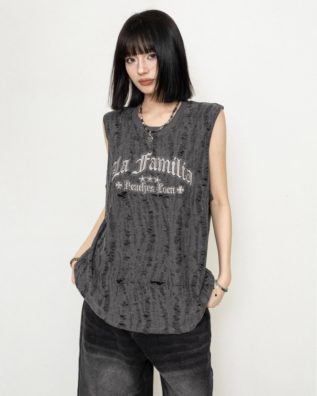 Dark Street Damage Tank Top ZRS0077