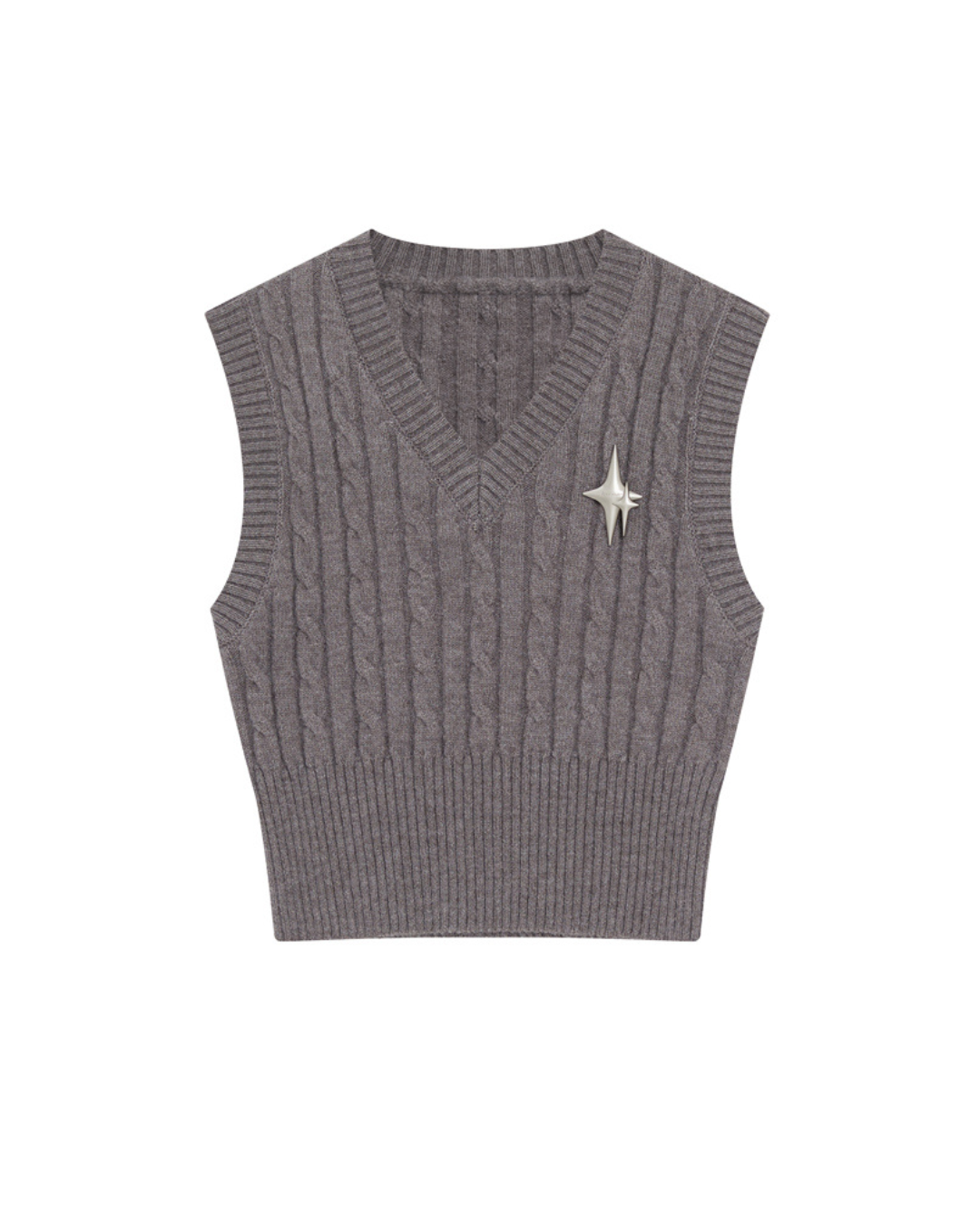 Korean Jacquard Knit Vest SPY0022